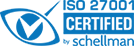 Logotipo: Certificación ISO 27001 de Schellman