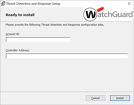 Screen shot of the Threat Detection and Response Setup dialog box
