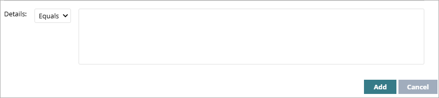 Screen shot of Add Automatic Deletion Rule dialog box, Details section