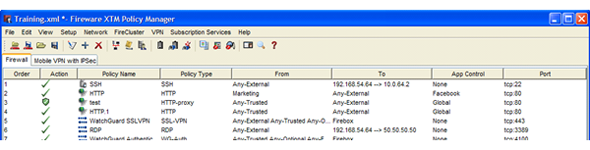 Figure 2: Administrator can exercise fine-grained control over hundreds of applications, organized by category, with the ability to control who uses which applications and when.