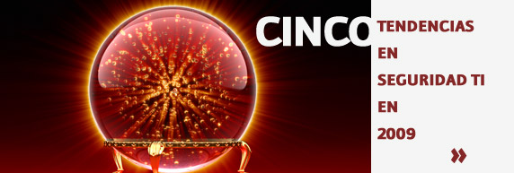 Las cinco tendencias en seguridad TI en 2009