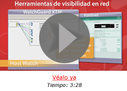 WatchGuard XTM contra Fortinet: Herramientas de monitorización