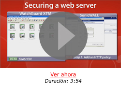 WatchGuard XTM vs. SonicWall: Asegurando un servidor web