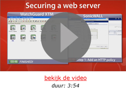 WatchGuard XTM vs. SonicWall: Webserver beveiliging