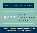 Frost and Sullivan 2010 Growth Leadership Award