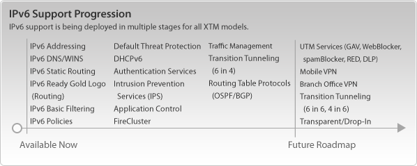 IPv6 Support Timeline