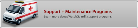 Support Programs and Information for Our Network Security Appliances
