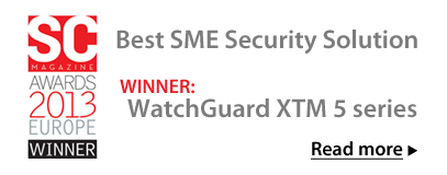Winner: WatchGuard XTM 5 series - Best SME Security Solution