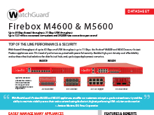Datasheet: Firebox M4600 & M5600