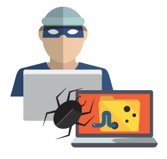 Planting Malware illustration