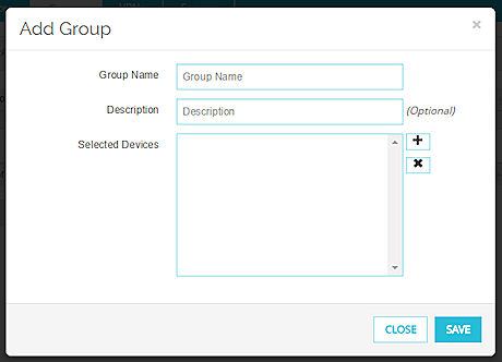 Capture d'écran de la boîte de dialogue Ajouter un Groupe.