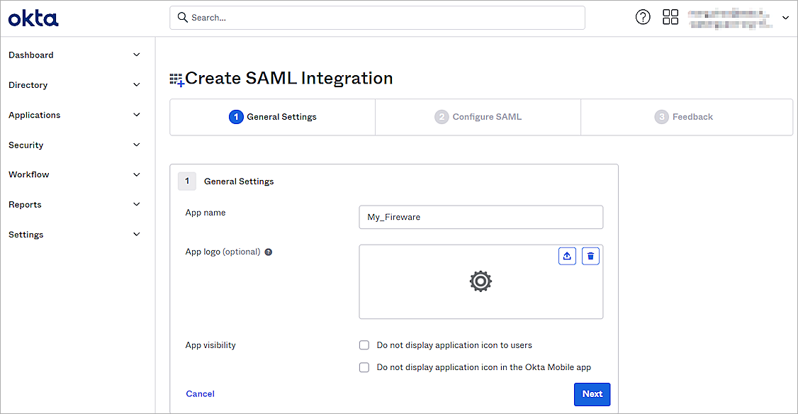 Okta SAML Authentication with WatchGuard Access Portal Integration Guide