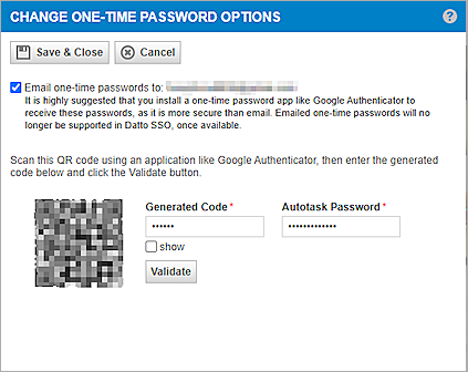 Autotask Integration with AuthPoint