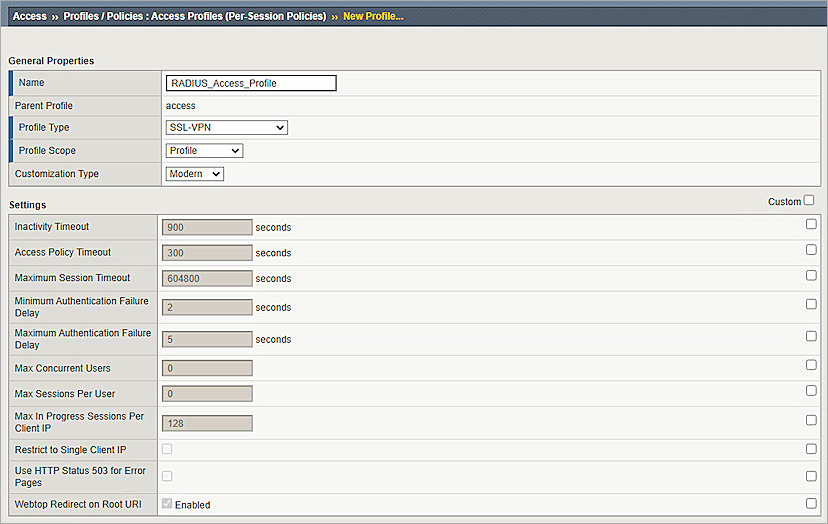 F5 BIG-IP APM RADIUS Integration with AuthPoint
