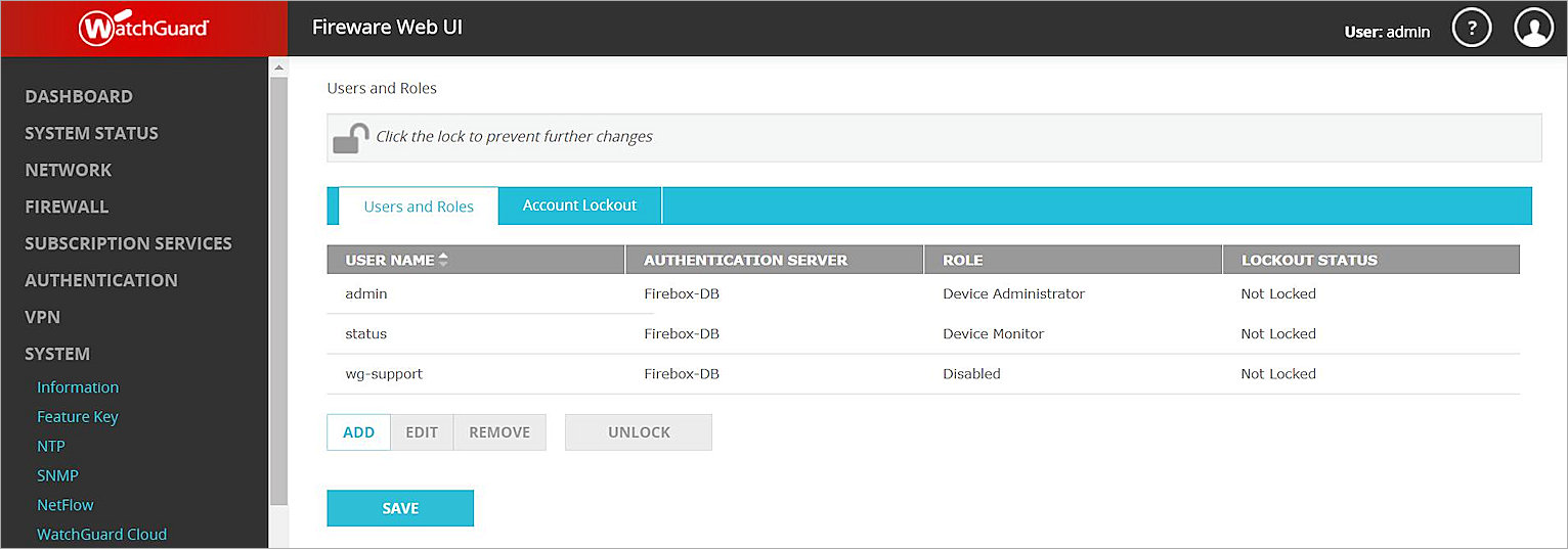 Authpoint Admin Console Firebox Web UI Integration with AuthPoint