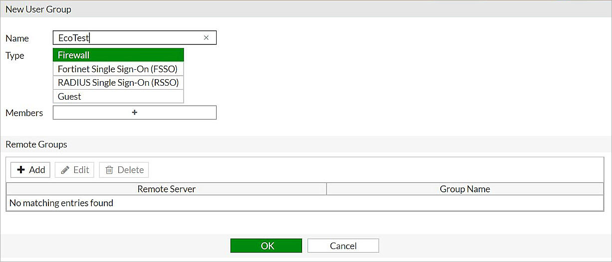 Screenshot that shows a user being added