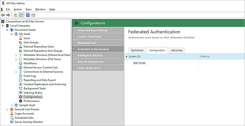 Screenshot of M-Files, picture4