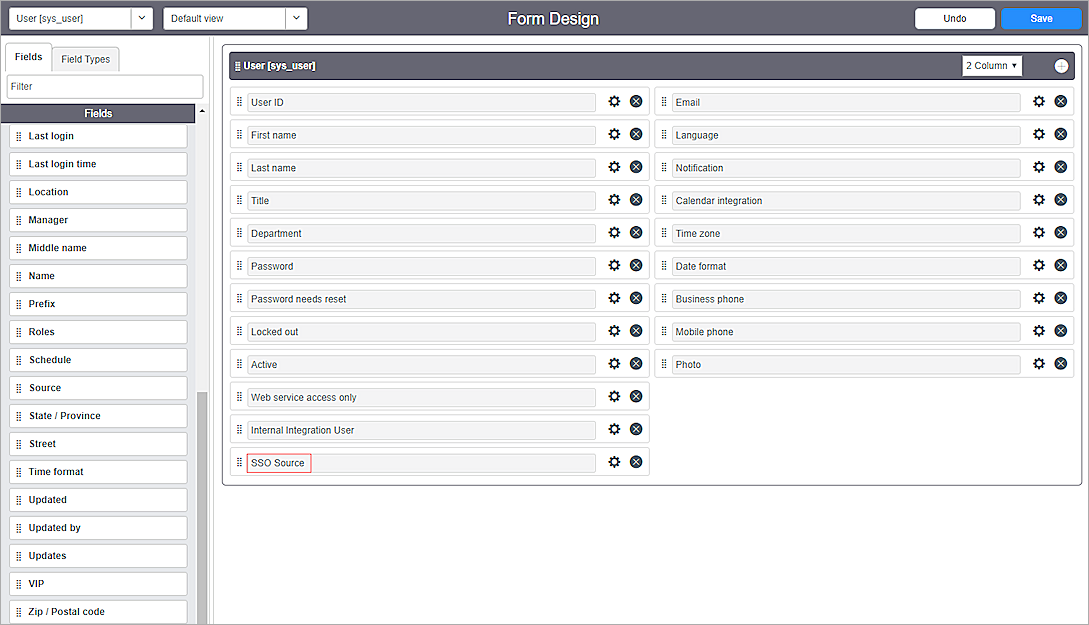 Screen shot of servicenow, picture13