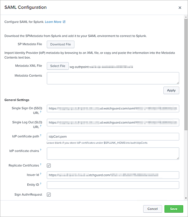 Screenshot of Splunk, picture3