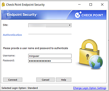 The screenshot of VPN Client 001