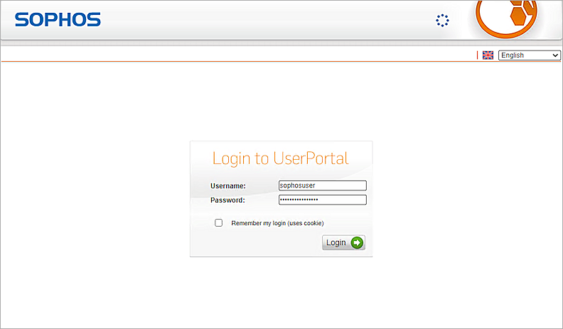 Screenshot of Sophos, picture12