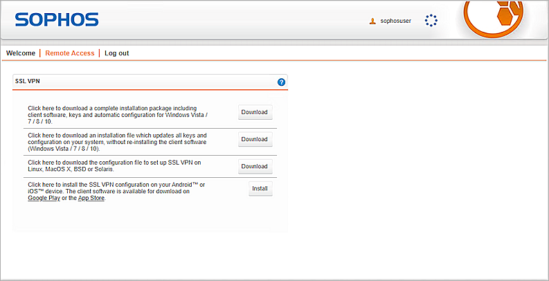 Screenshot of Sophos, picture13
