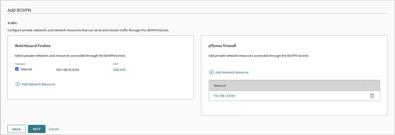 Screenshot of WGC, WGC traffic private network