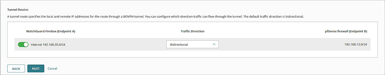 Screenshot of WGC, WGC Tunnel Routes