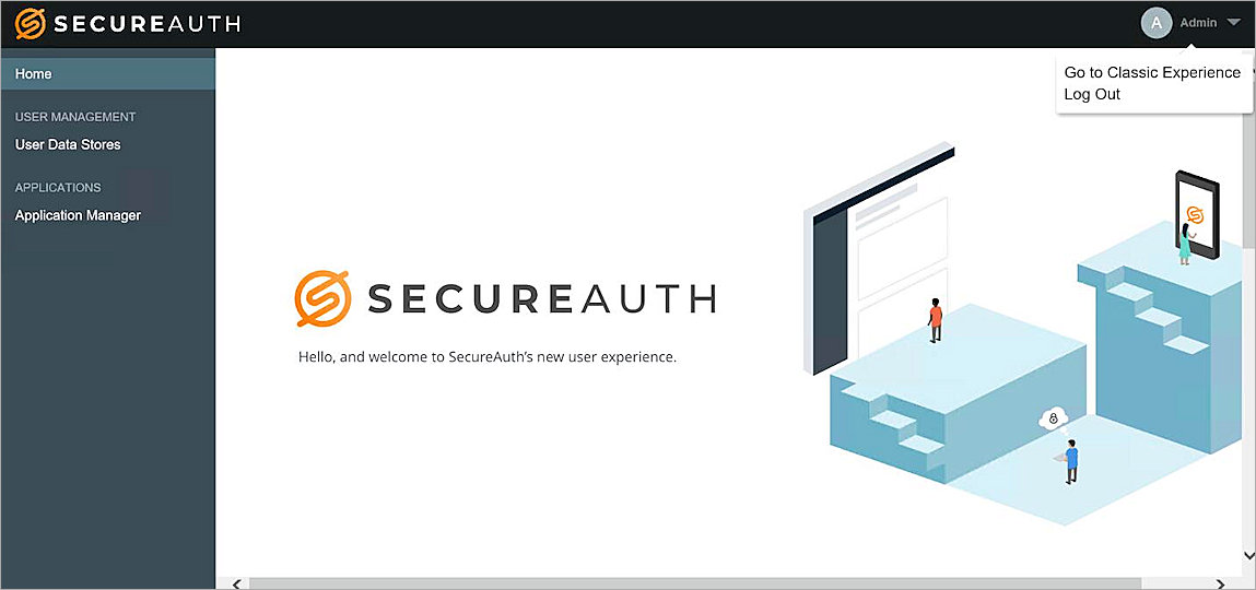 Screenshot of the SecureAuth admin console dialog box