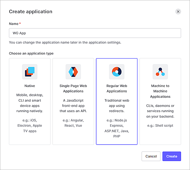 Screenshot of Auth0, picture2