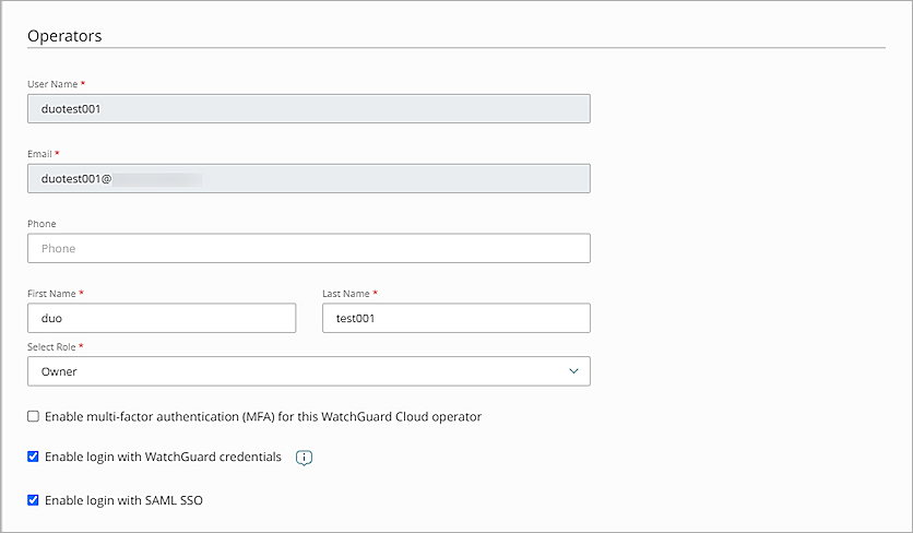 Screenshot of WGC，Add Operator