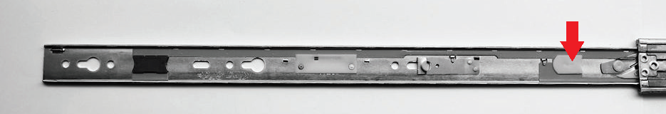 Photo of the inner rail