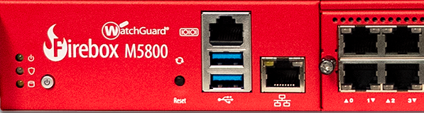 Picture of the front left of the Firebox M5800