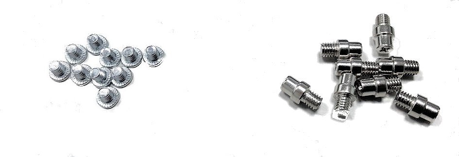 Picture of the rack rail screws