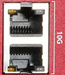 Photo of the 10G interface port