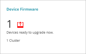 Screen shot of the Device Firmware tile