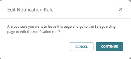 Screenshot of the Edit Rule UI