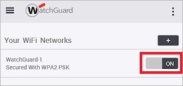 WatchGuard Go Wireless Networks enable