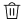 The Delete icon.