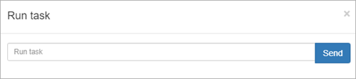 Screen shot of Endpoint Security Elite, Remote Control Run task dialog box