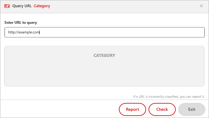 Screen shot of PSInfo Query URL page