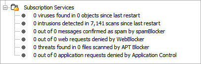 screenshot of security services