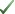 Green check mark icon