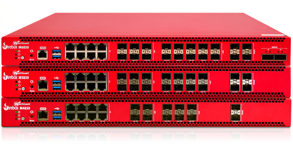 Photo of the front view of the M4850, M5850, and M6850