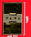 Photo of the SFP+ interface