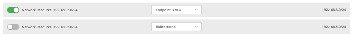 Screen shot of the Tunnel Routes endpoints