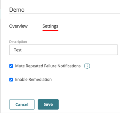 Screenshot of the Edit SaaS Integration page