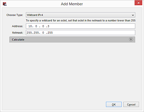 Screen shot of the Add Member dialog box