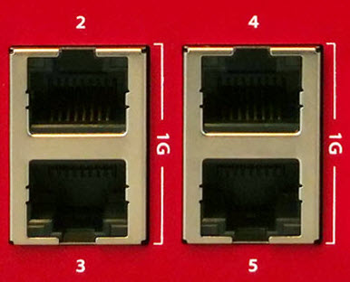 Photo of the 1G interface on the T175