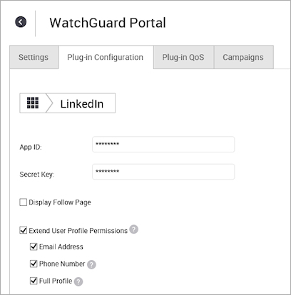 Analyze - LinkedIn configuration